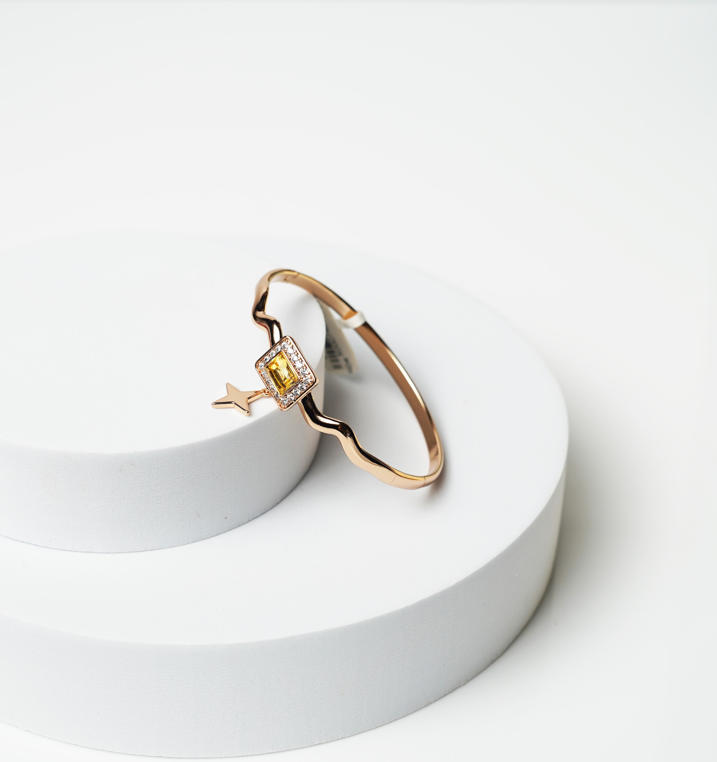 Golden Hour Wave Bangle