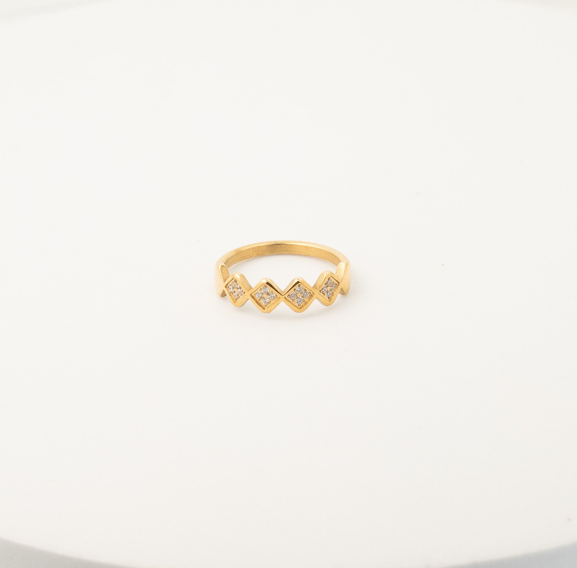 Chevron Sparkle Ring