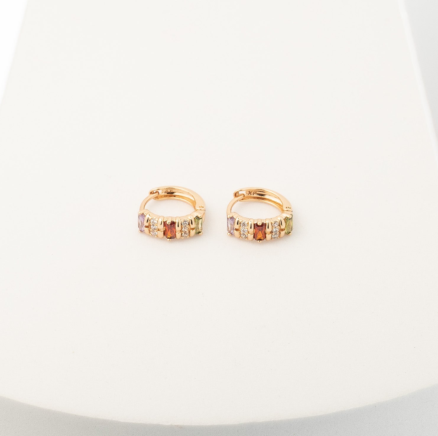 Tutti Frutti Hoops Earrings