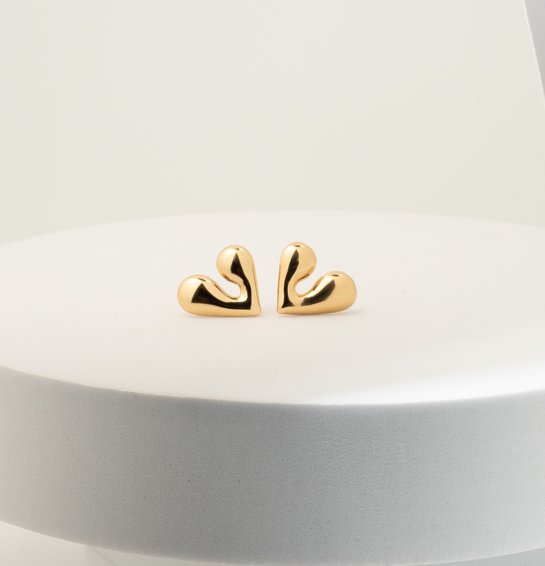 Melted Heart Earrings
