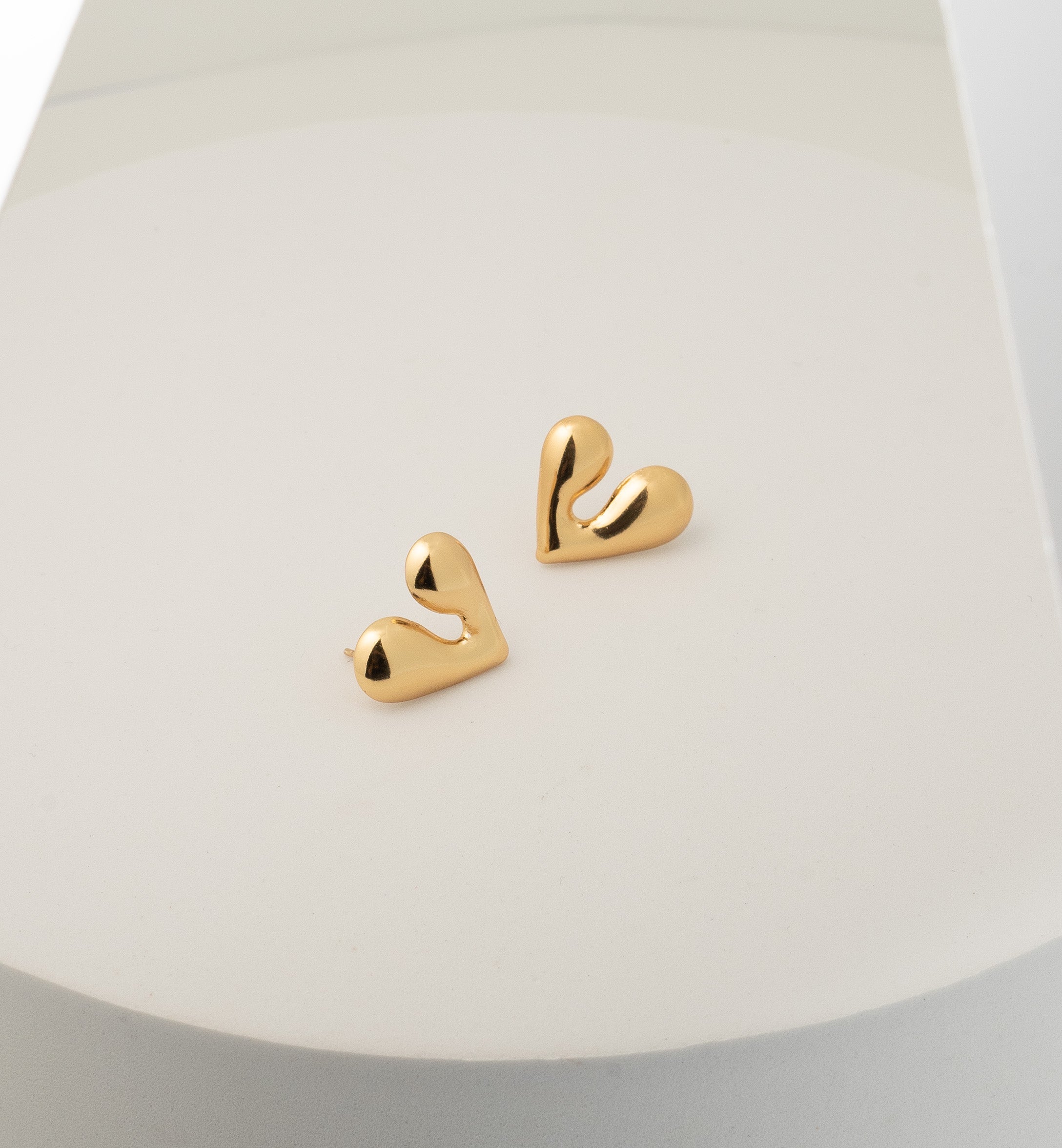 Melted Heart Earrings