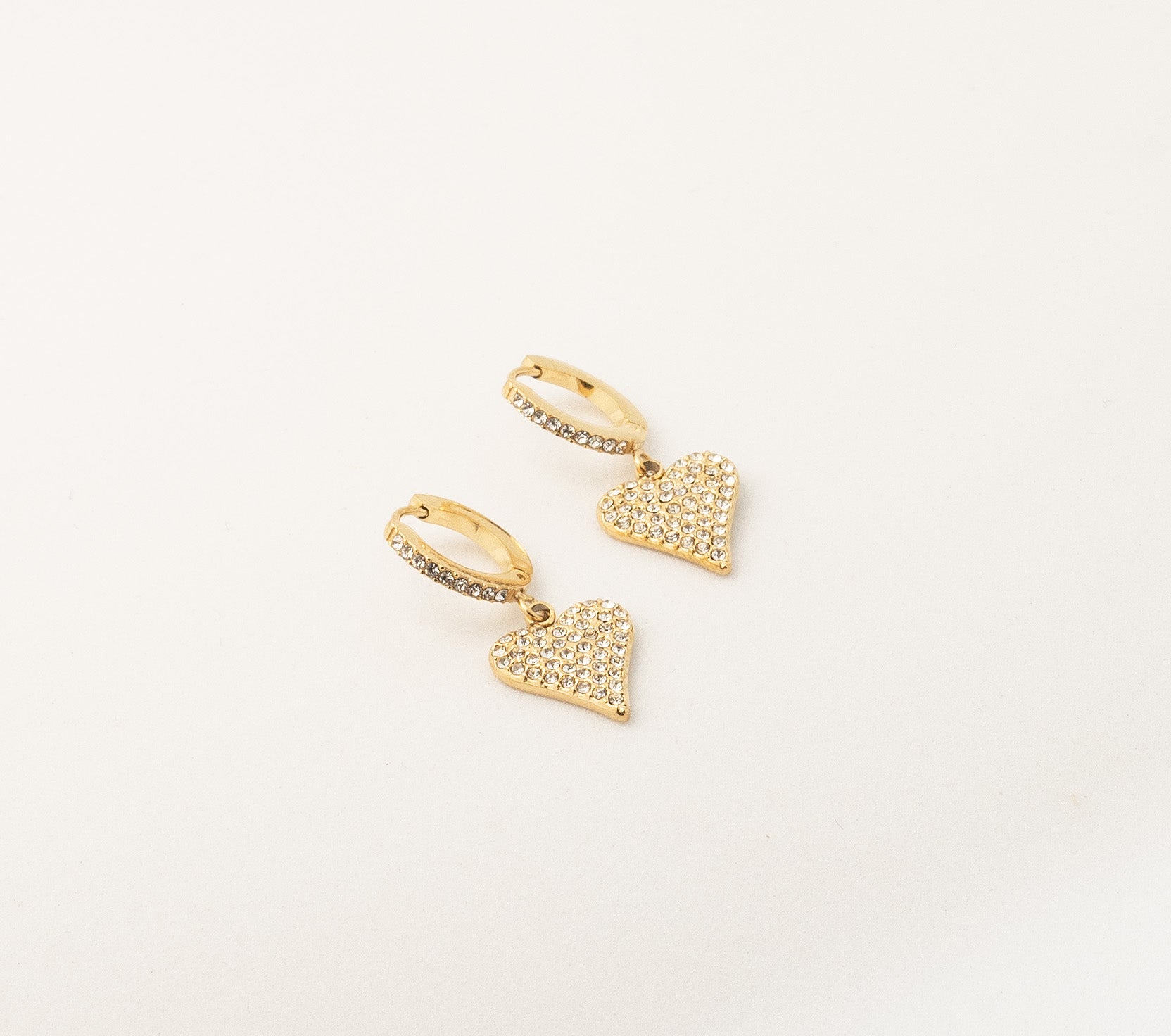 Glided Love Drops Earrings