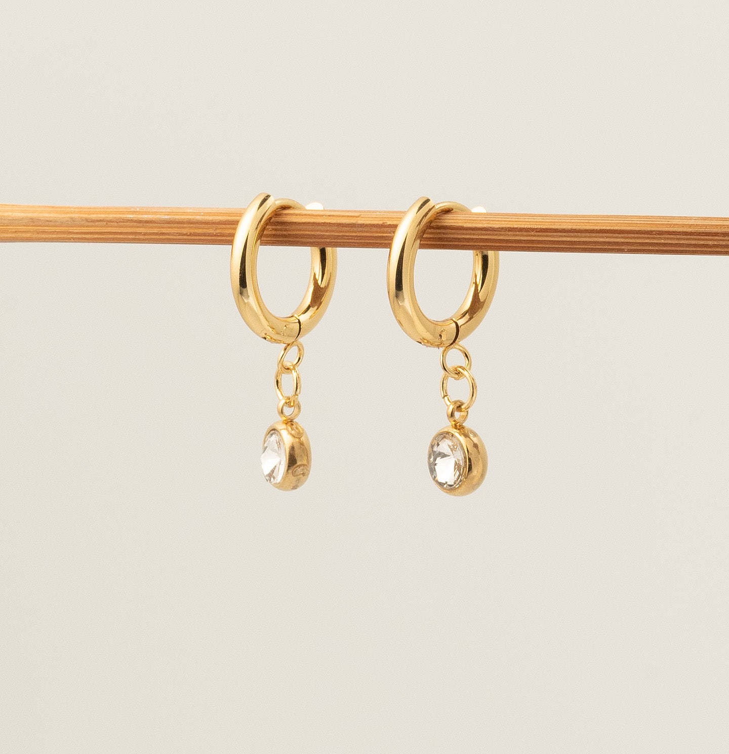 Serenity Solitaire Earring