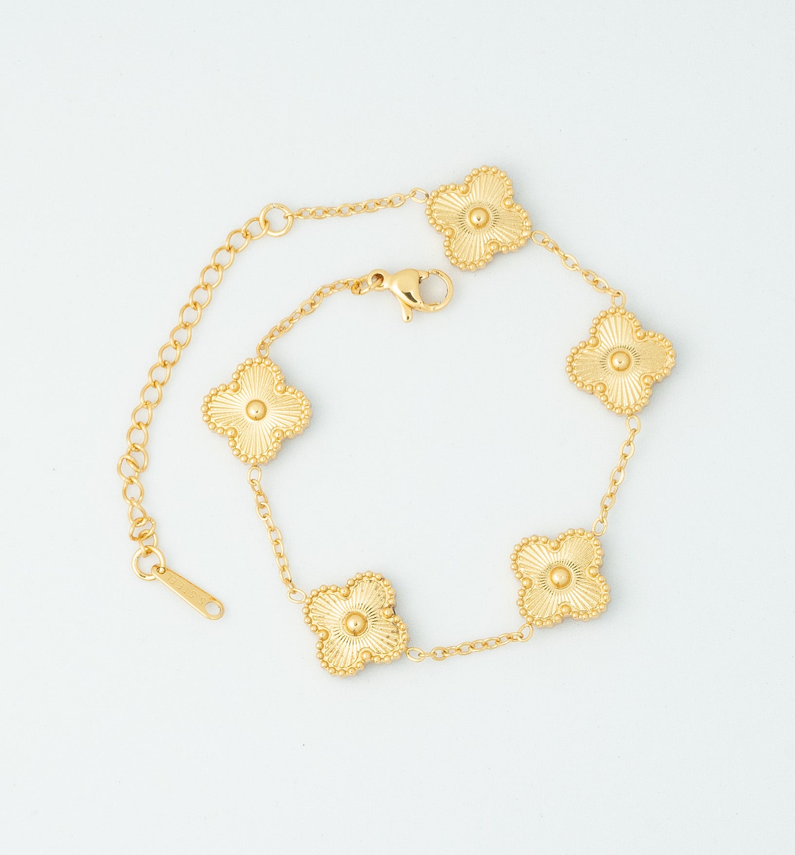 Gold Clover Bracelet