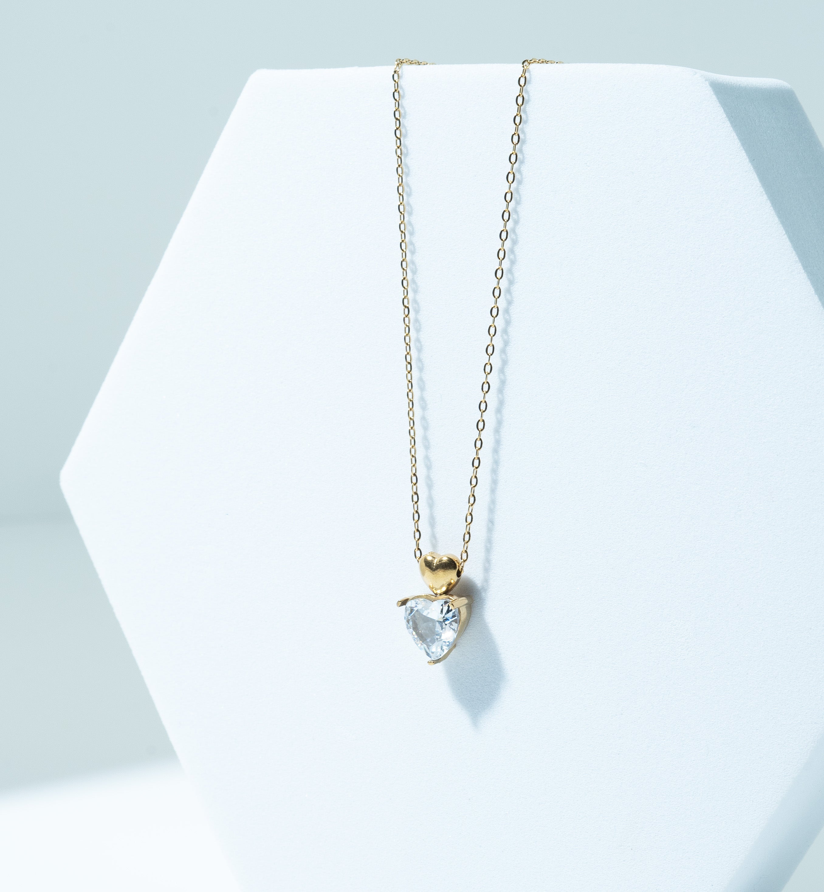 Intertwined Heart Necklace
