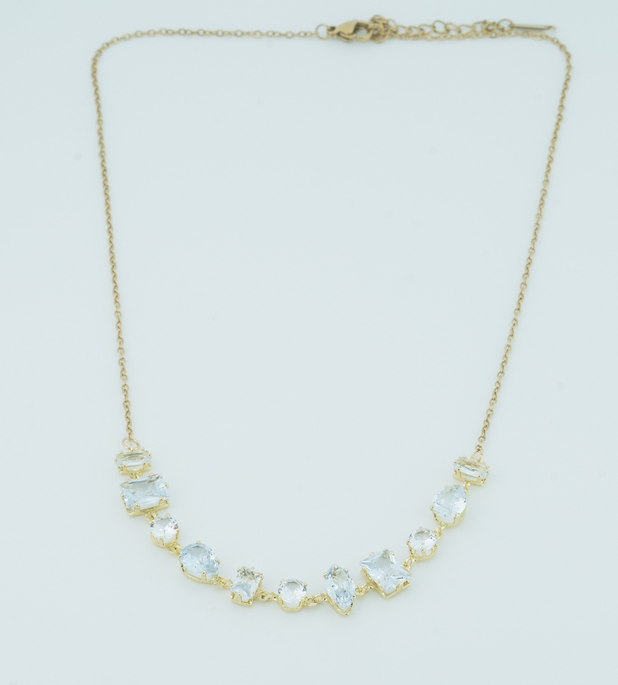 Crystal Cascade Necklace