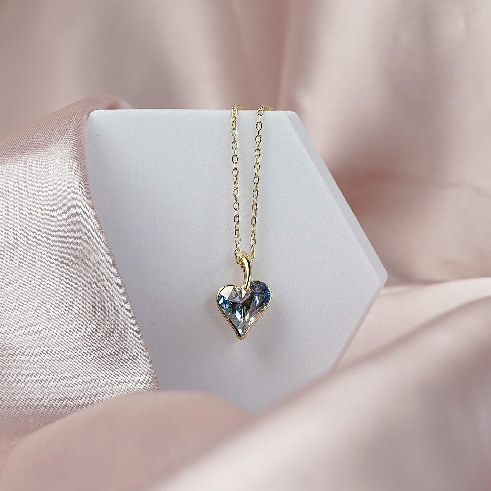 Heart Crystal Necklace