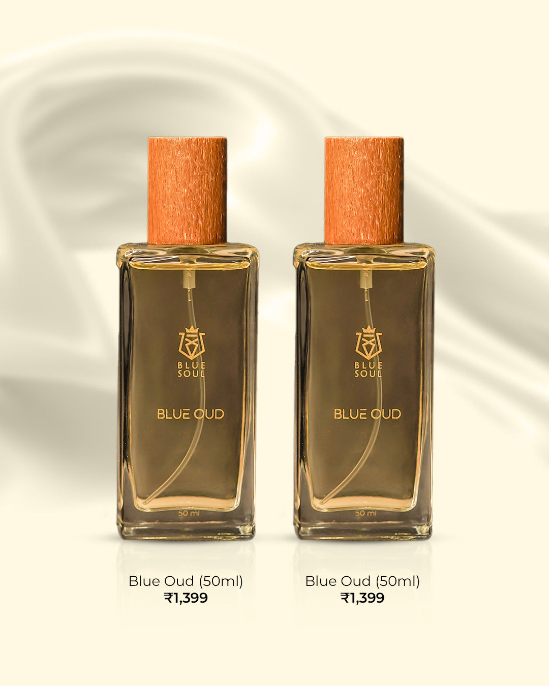 Blue Oud (50ml) + Blue Oud (50ml) + 3 Free Perfumes (Free)