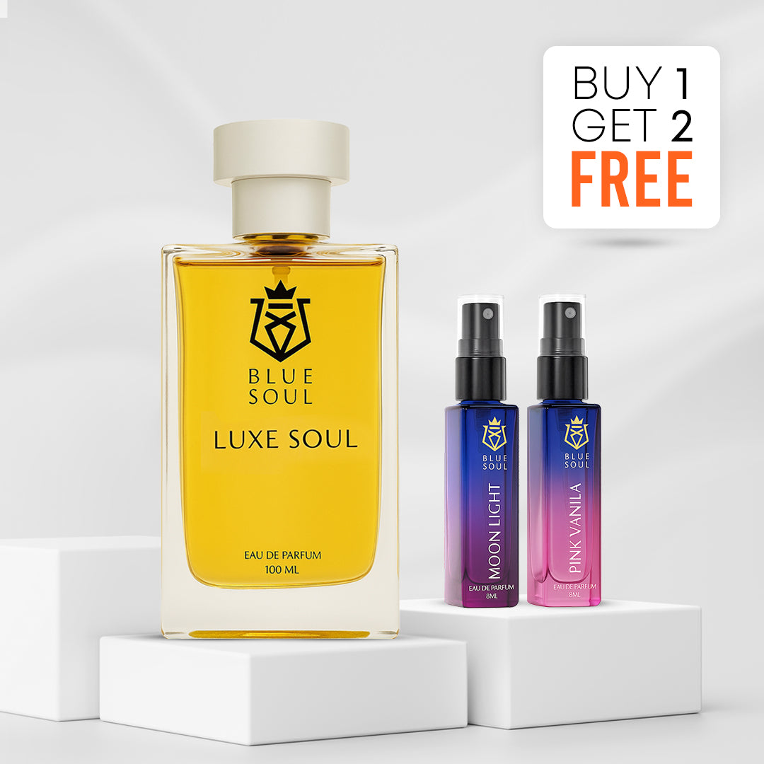 Buy 1 Get 2 Free: Luxe Soul (100ml) + Inspiration (8ml) + Pink Vanilla (8ml)