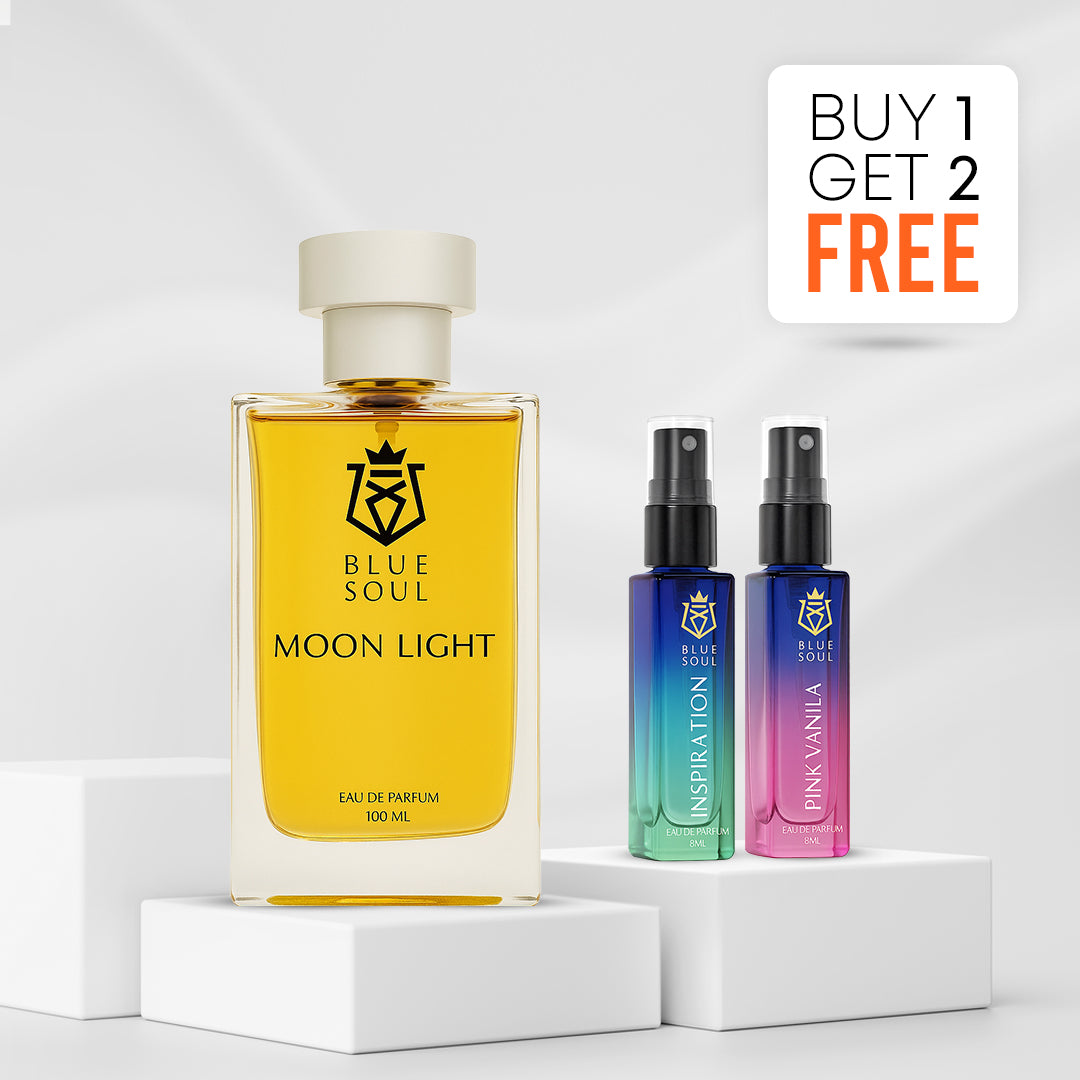 Buy 1 Get 2 Free: Moonlight (100ml) + Inspiration (8ml) + Pink Vanila (8ml)