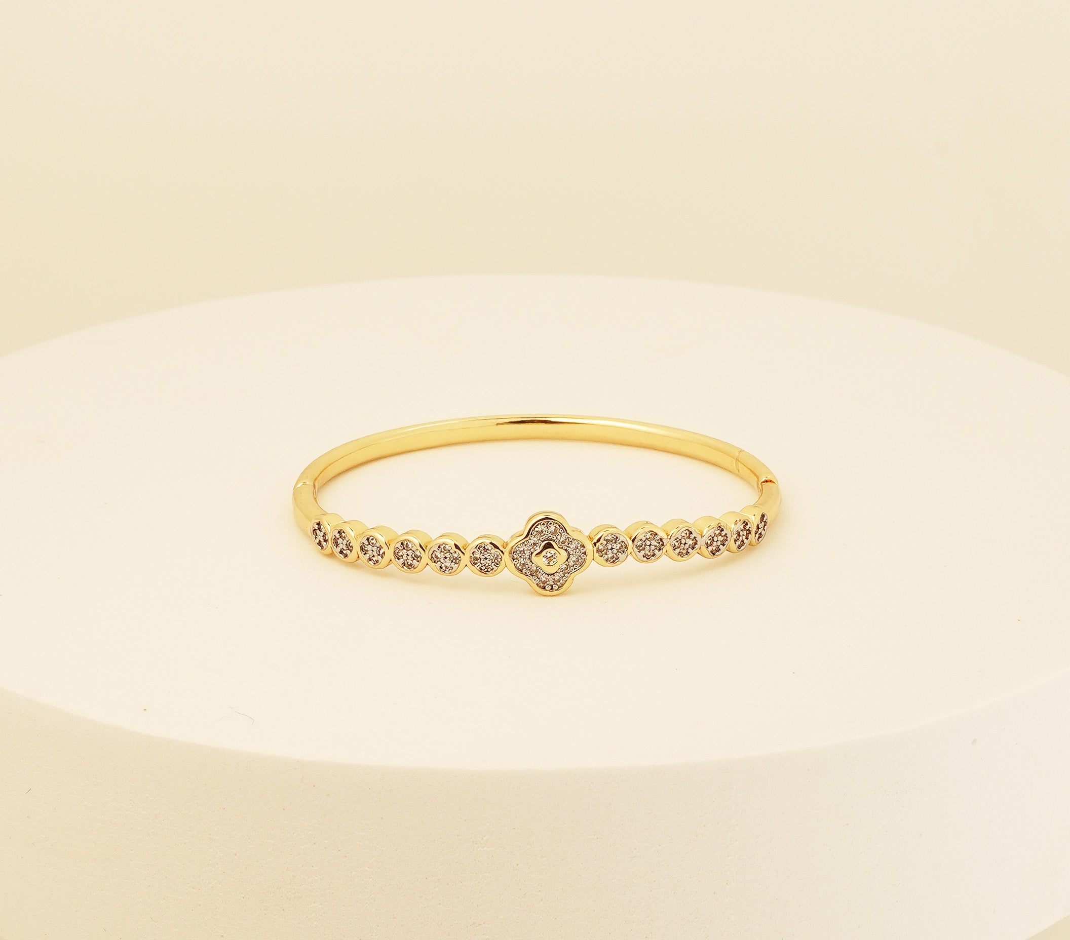 Crystal Bloom Bangle