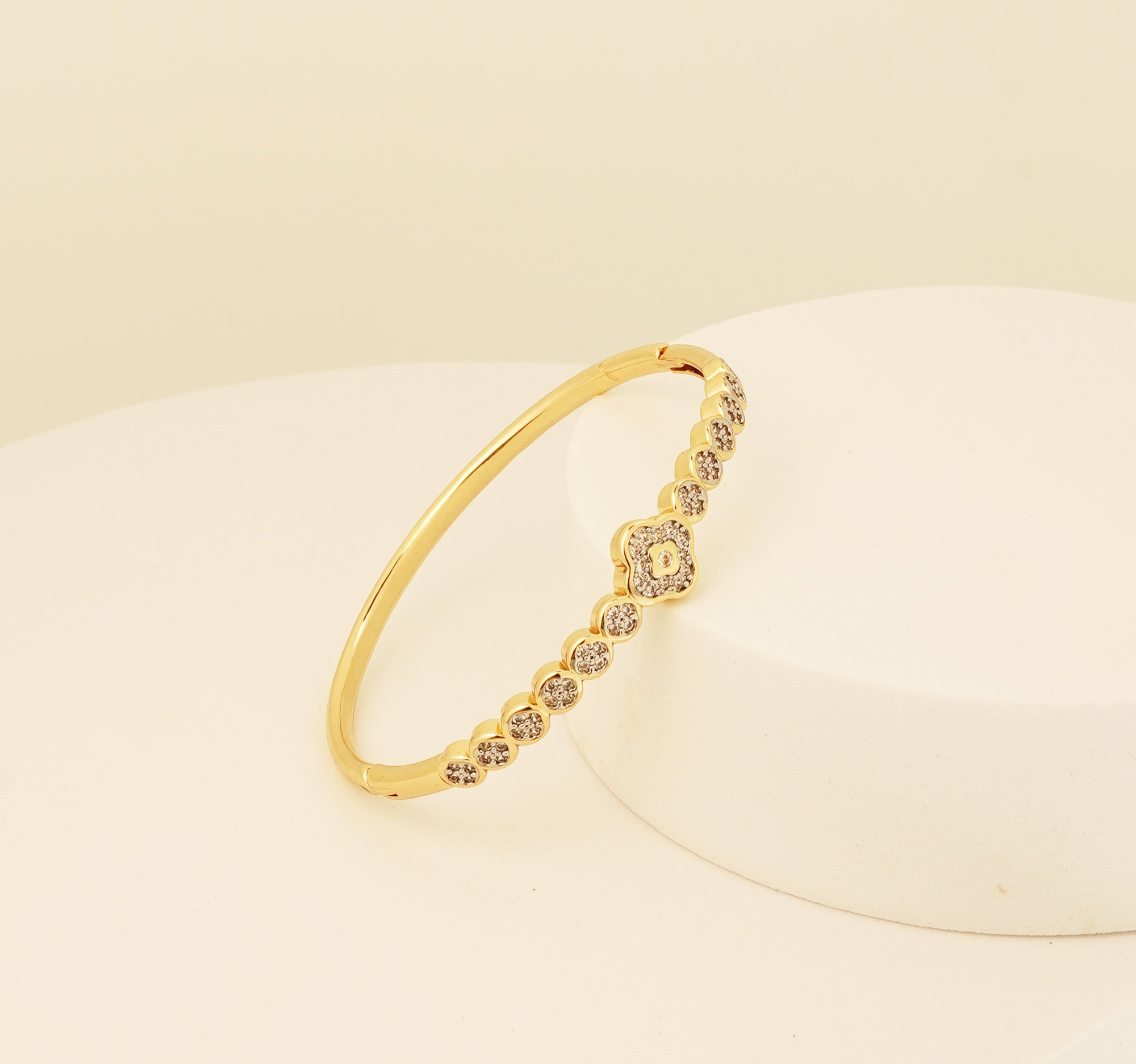 Crystal Bloom Bangle