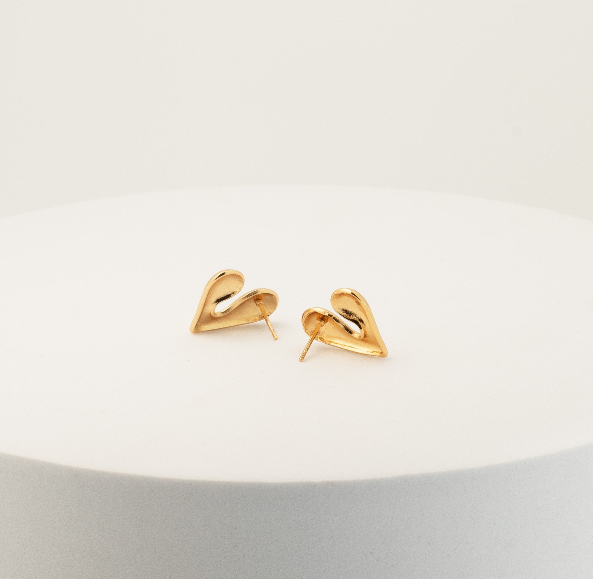 Melted Heart Earrings