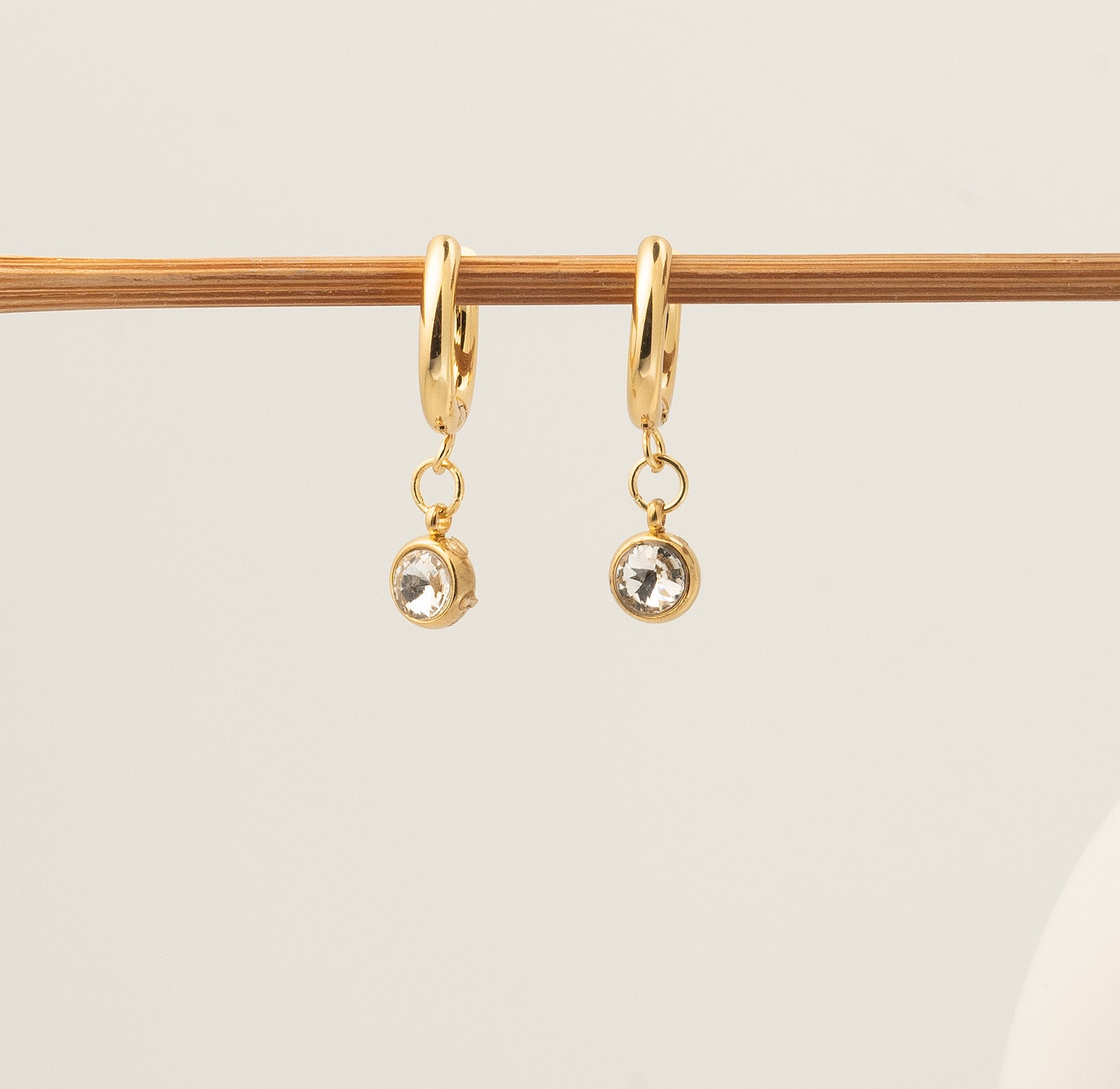 Serenity Solitaire Earring