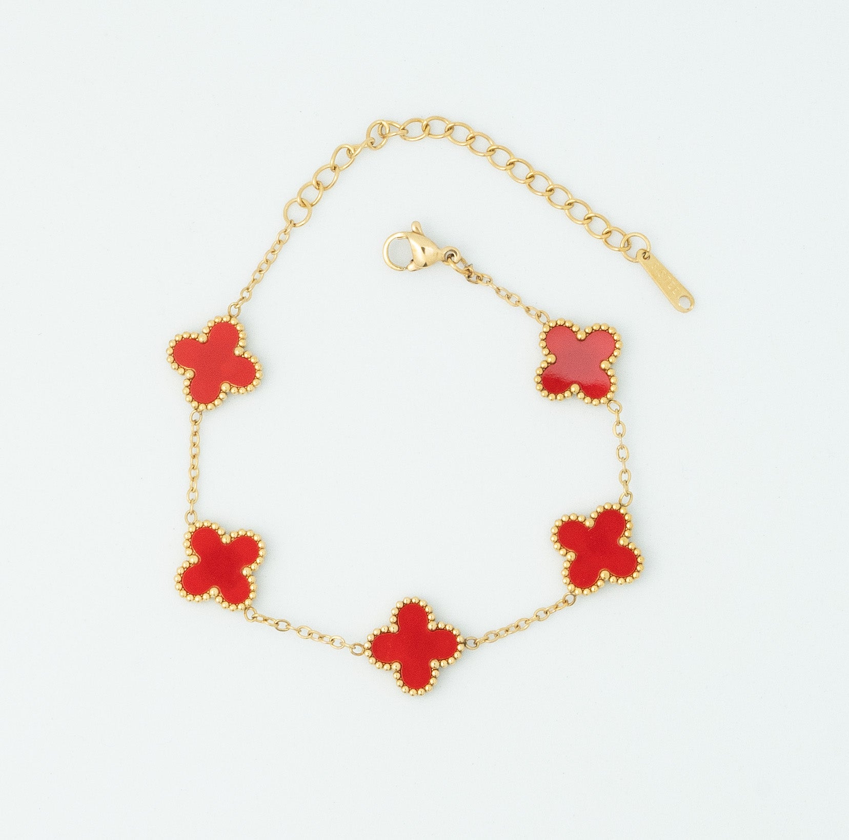 Scarlet Clover Bracelet