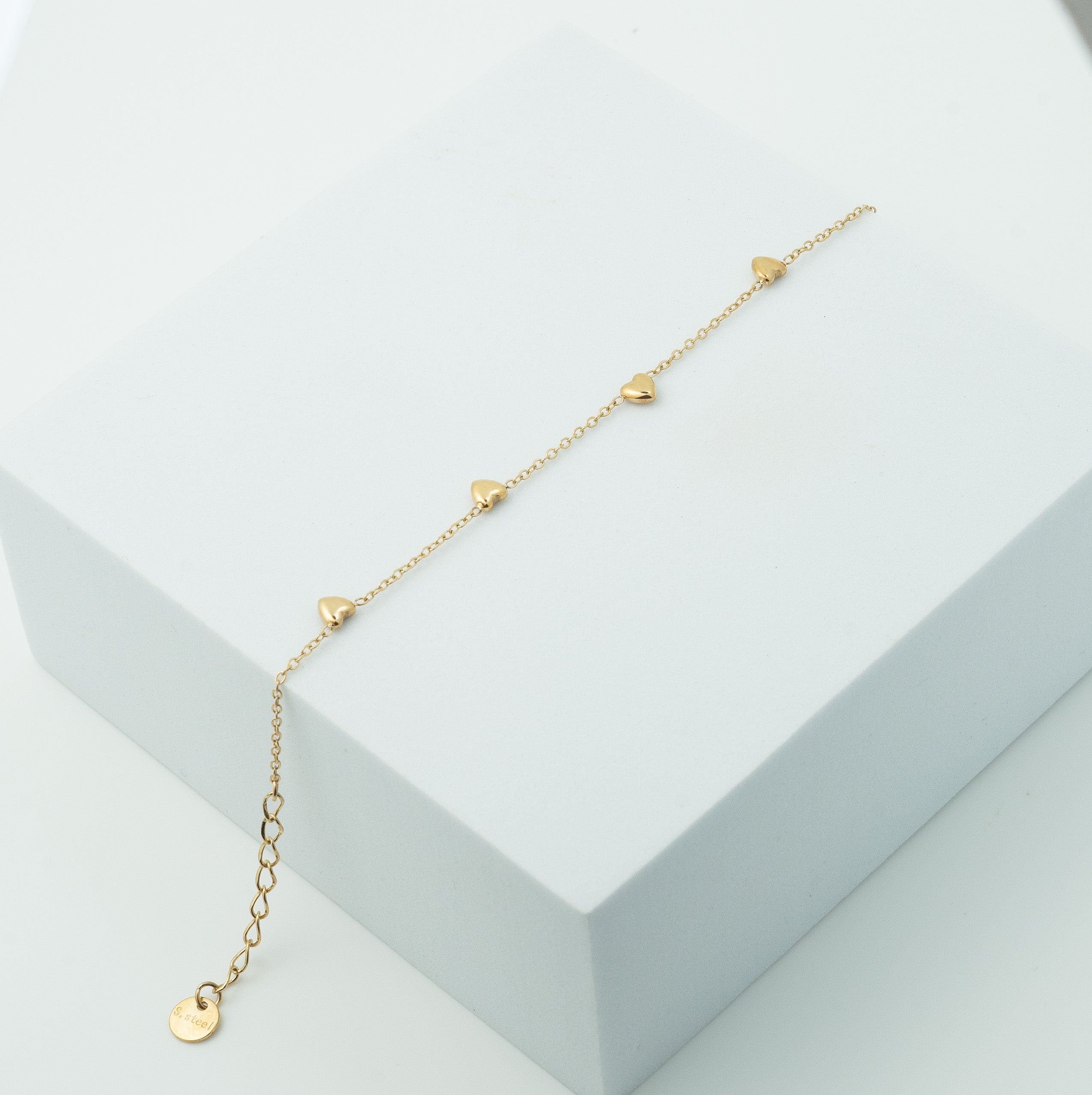 Floating Heart Bracelet