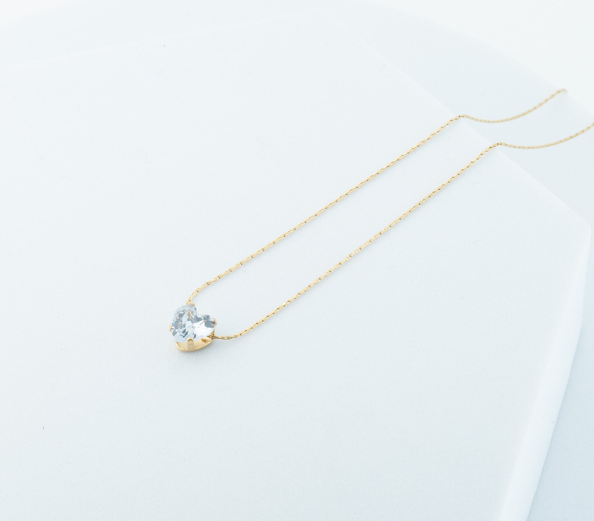 Solitaire Heart Necklace