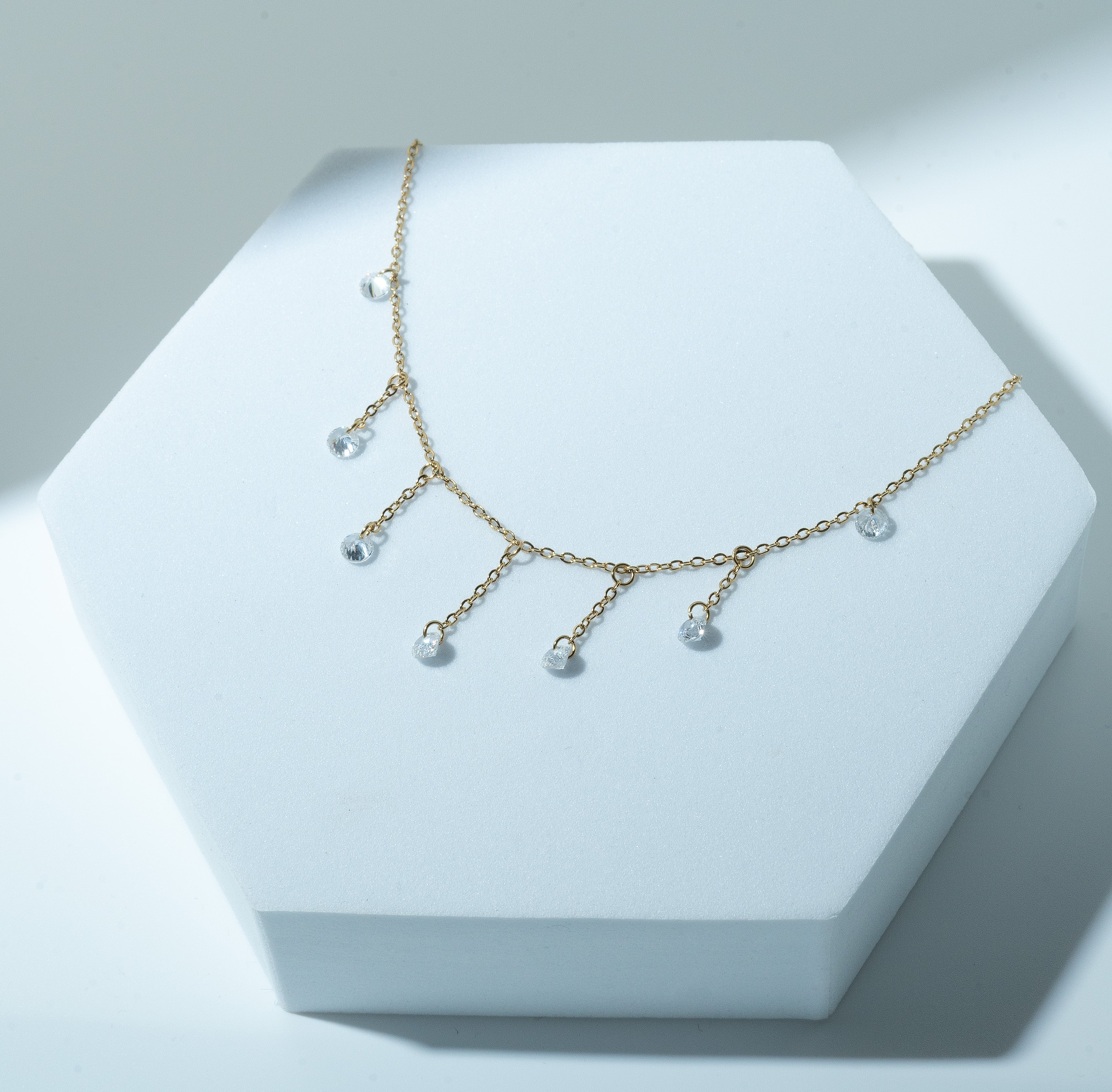 Crystal Cascade Necklace