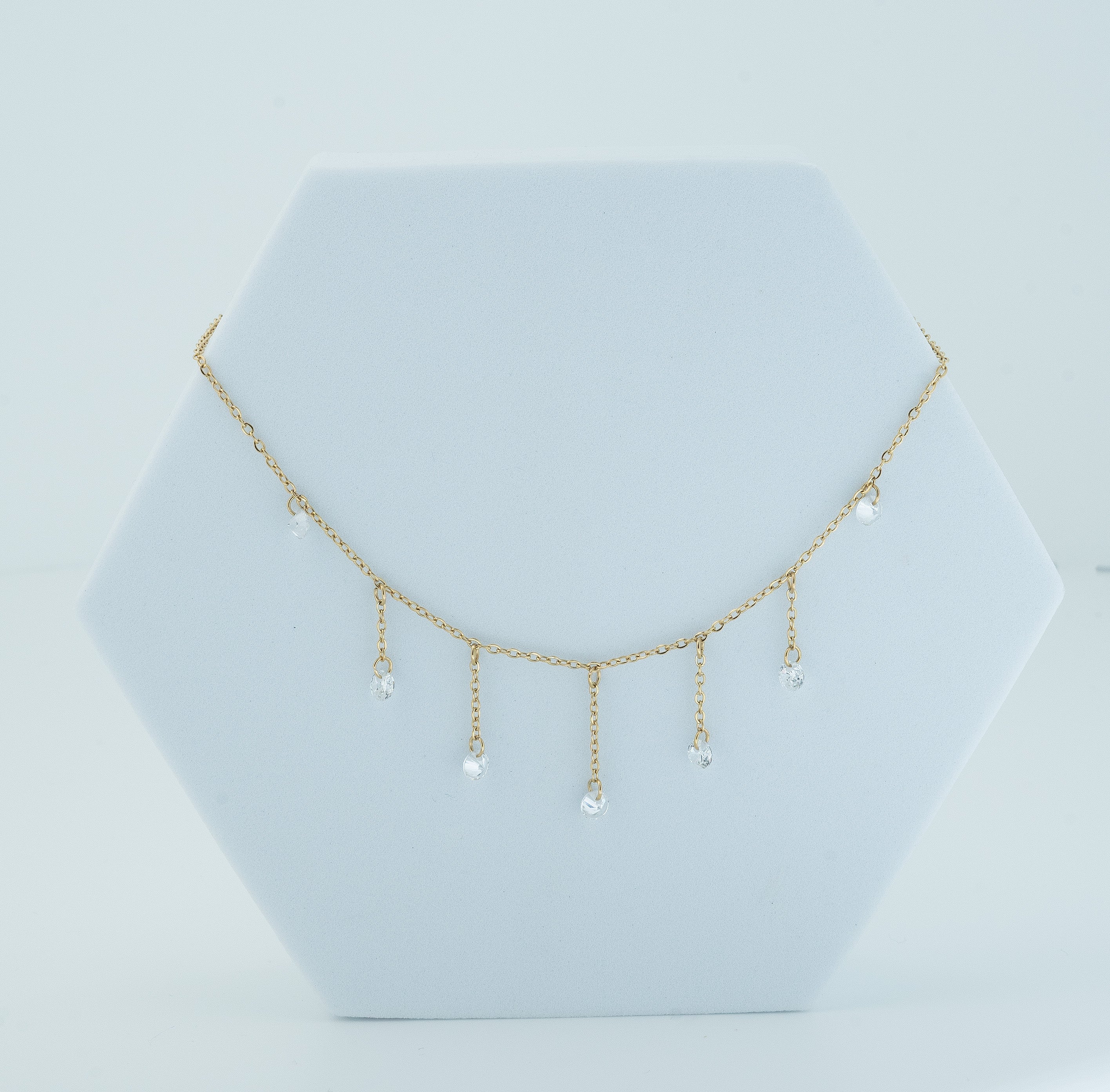Crystal Cascade Necklace