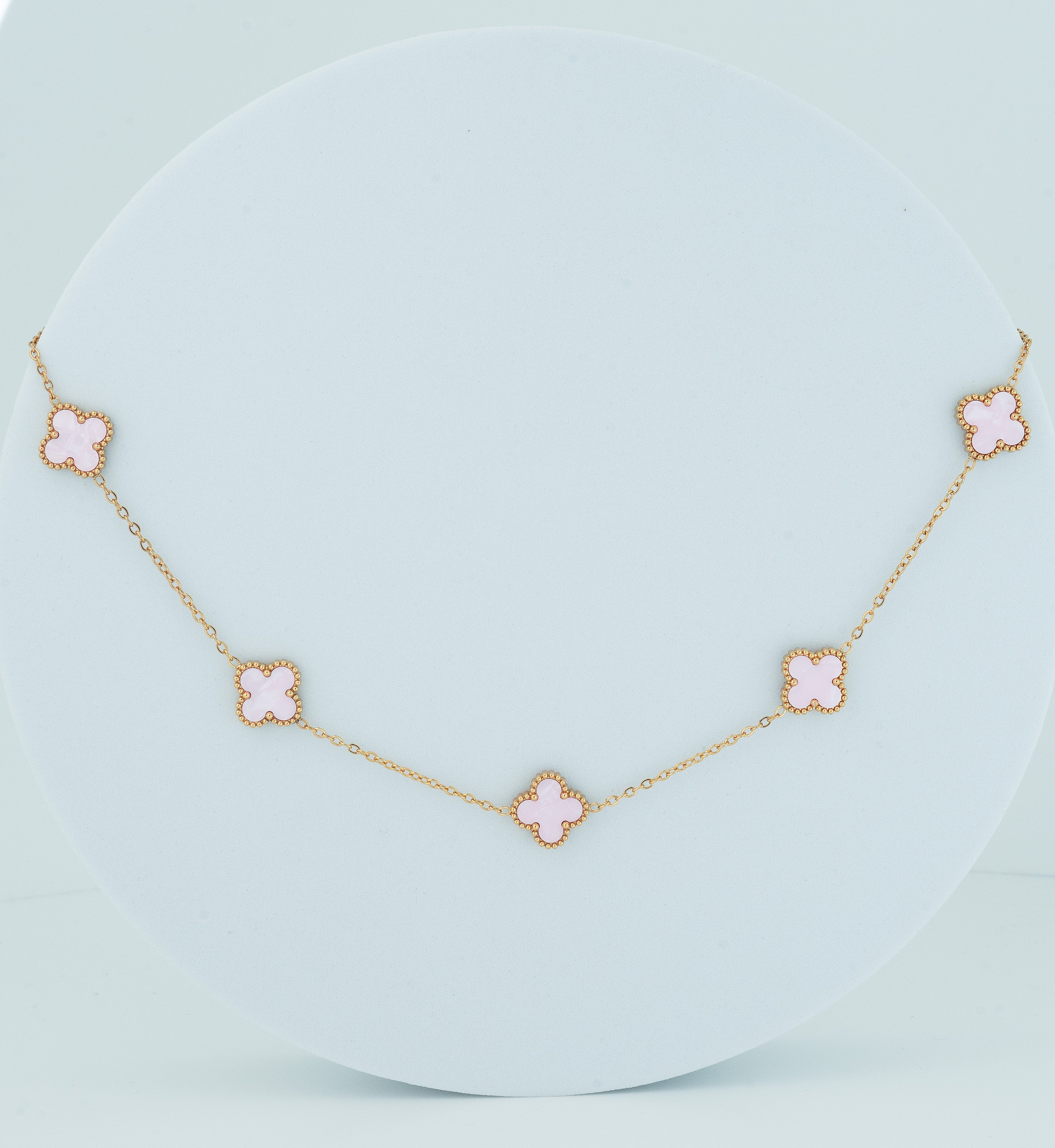 Pastel Clover Necklace