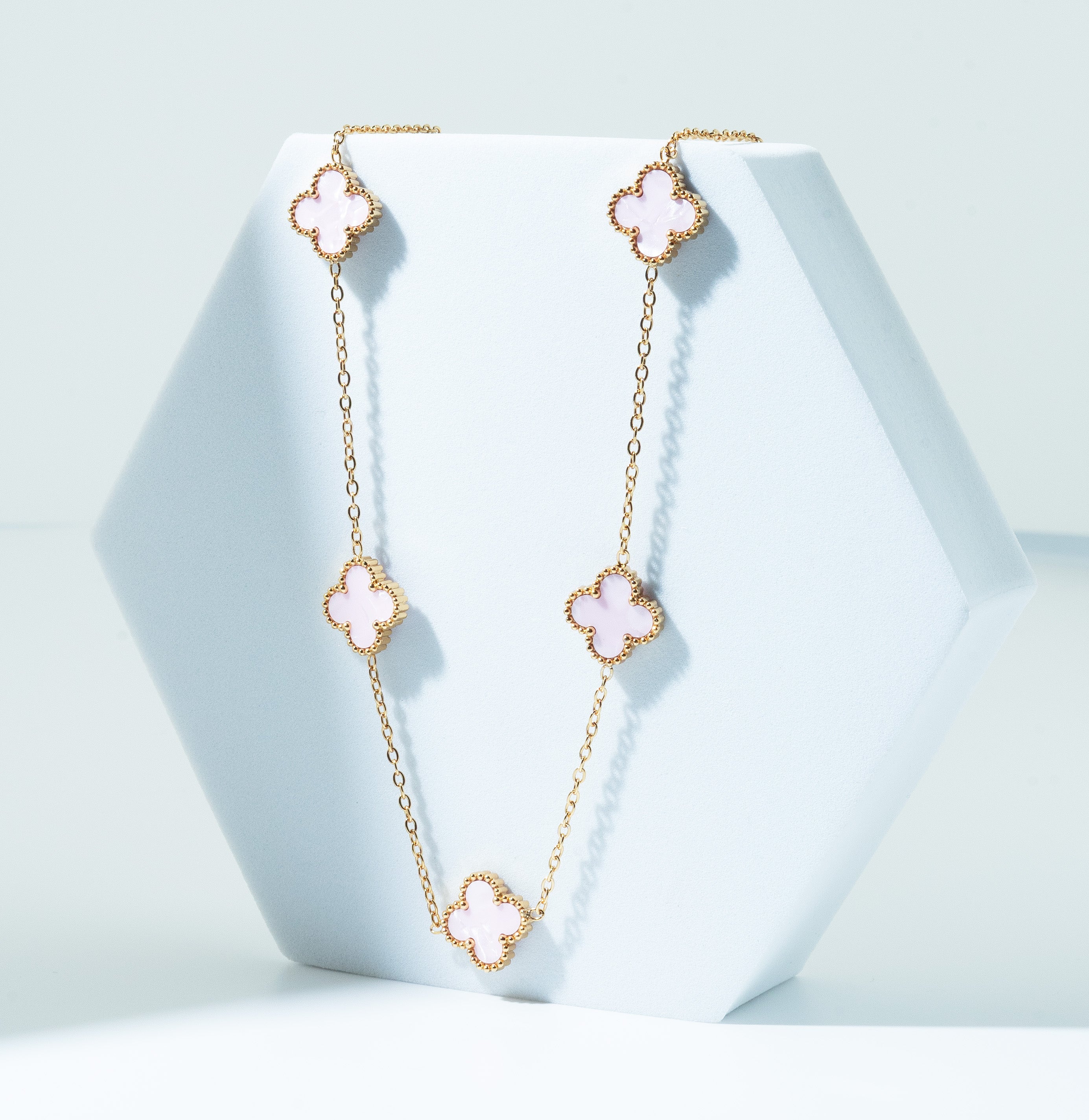 Pastel Clover Necklace