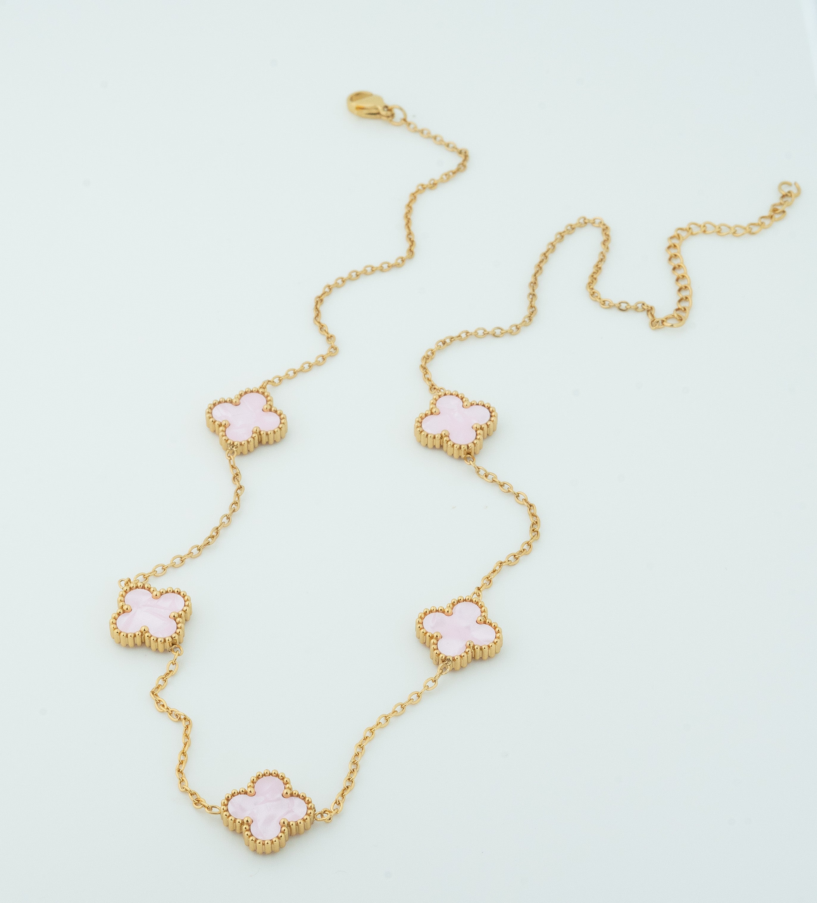 Pastel Clover Necklace