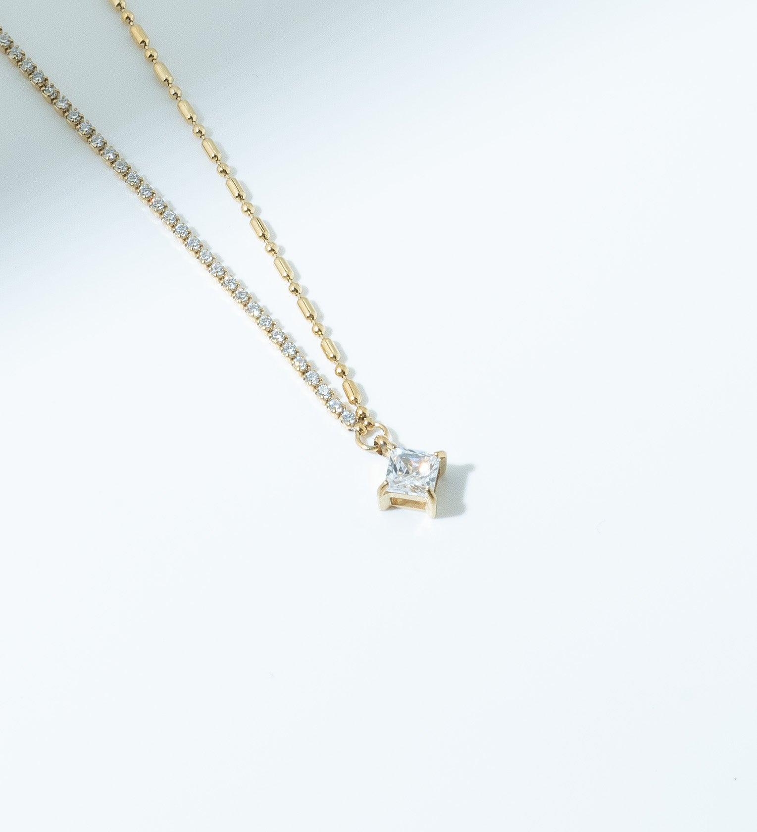 Crystal Bar Necklace