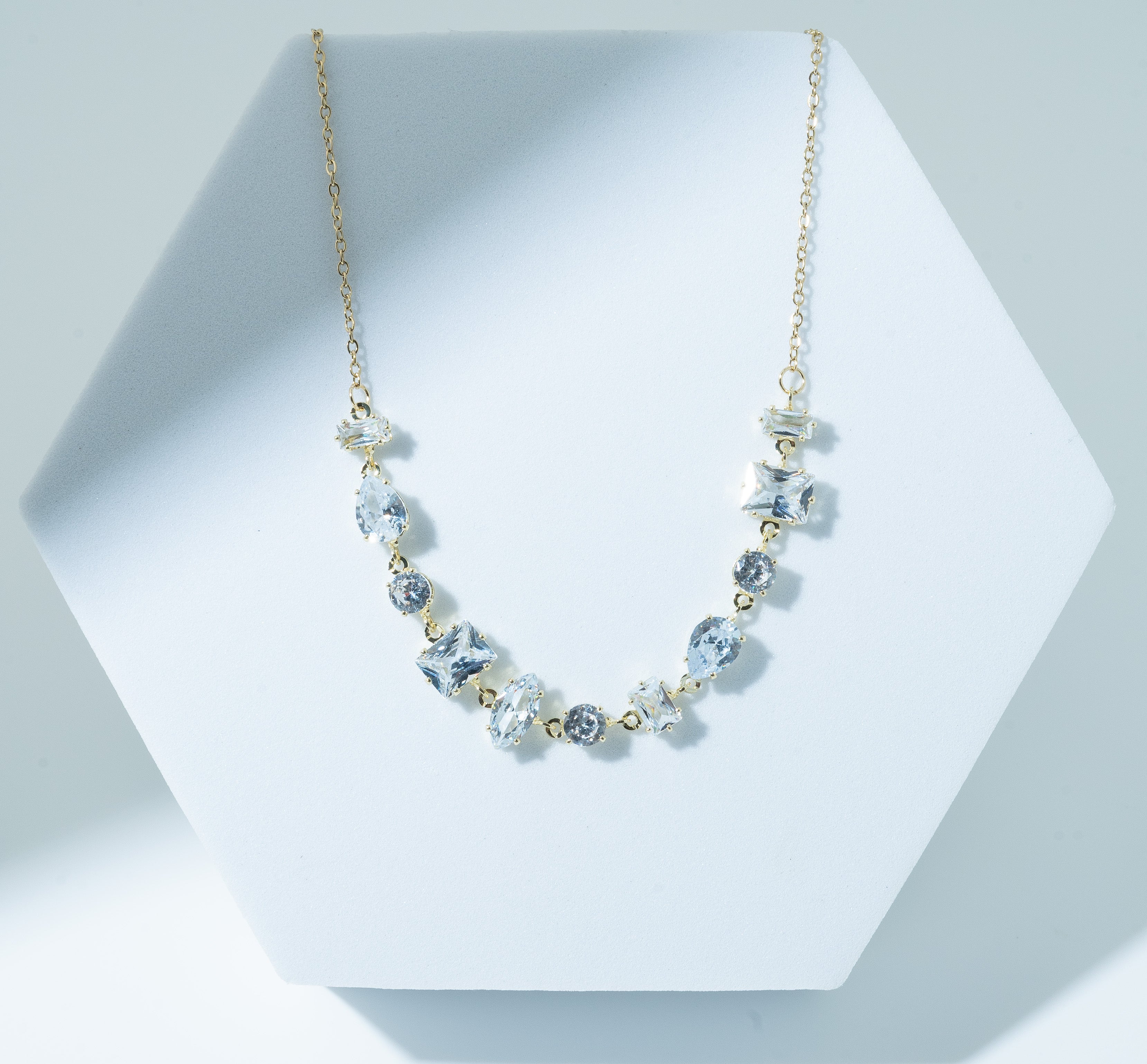 Crystal Cascade Necklace