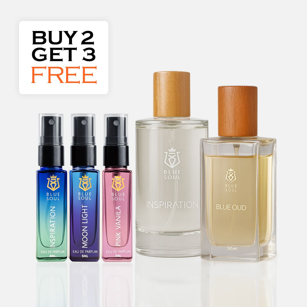 Inspiration (100ml) + Blue Oud (50ml) + 3 x Perfume (Free)